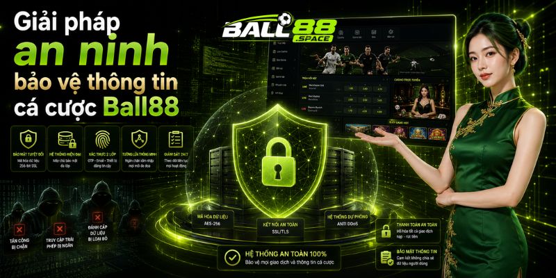 Giải pháp an ninh bảo vệ thông tin cá cược Ball88
